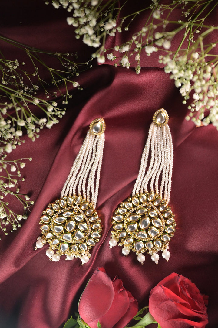 Kedarnath Jadau Pearl Earrings