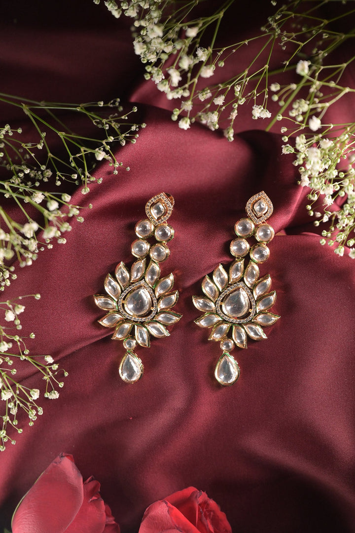 Jina Kundan Dangler Earrings