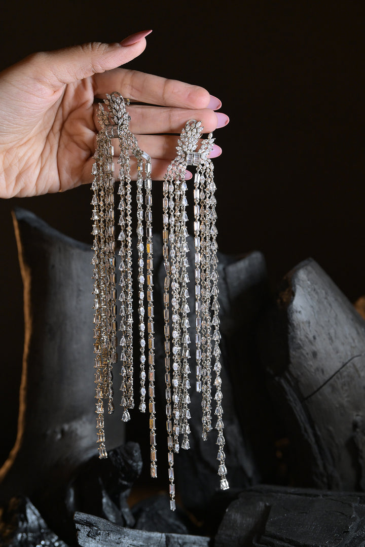 The Empress Drop Bold Diamond Chandelier Earrings