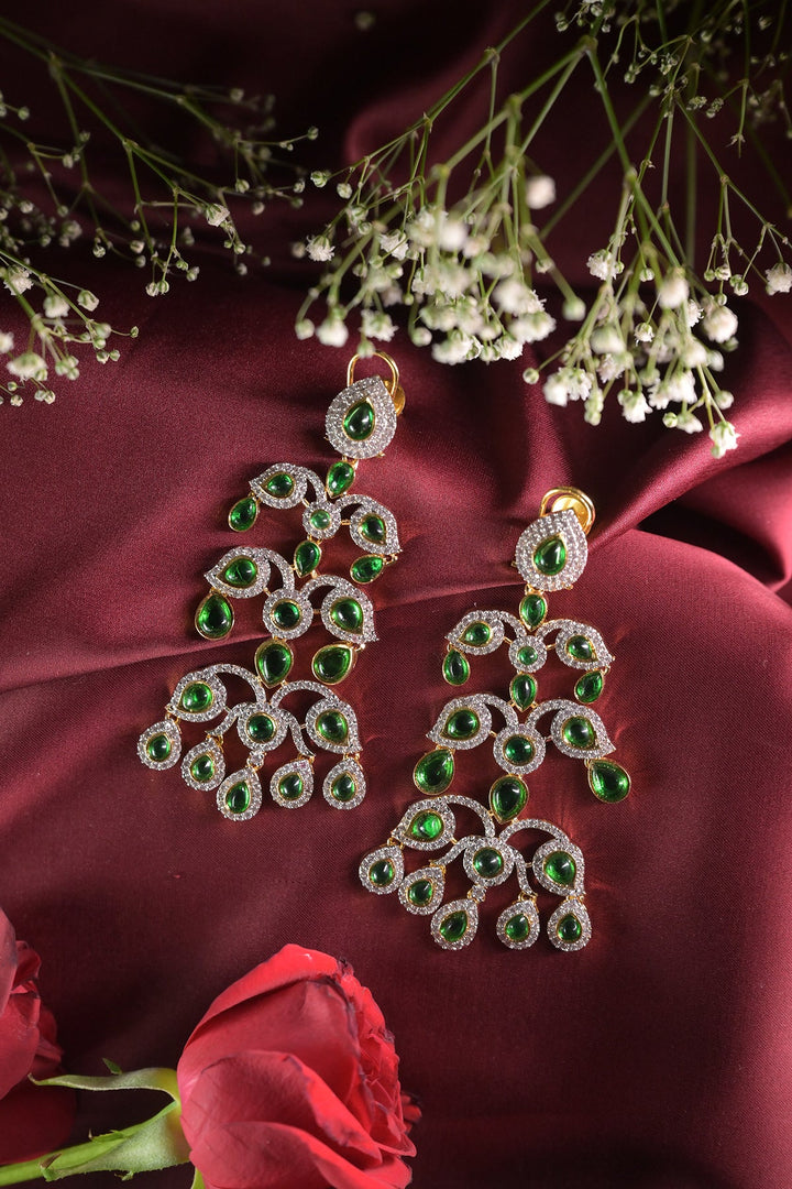 Yogini Diamond Chandelier Earrings