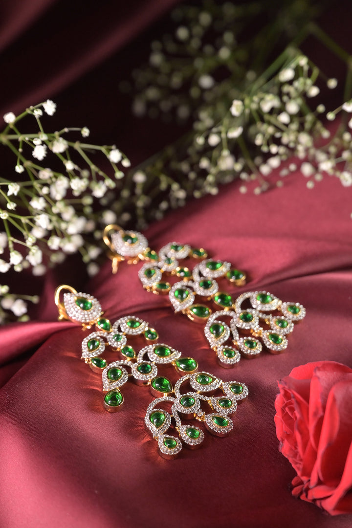 Yogini Diamond Chandelier Earrings