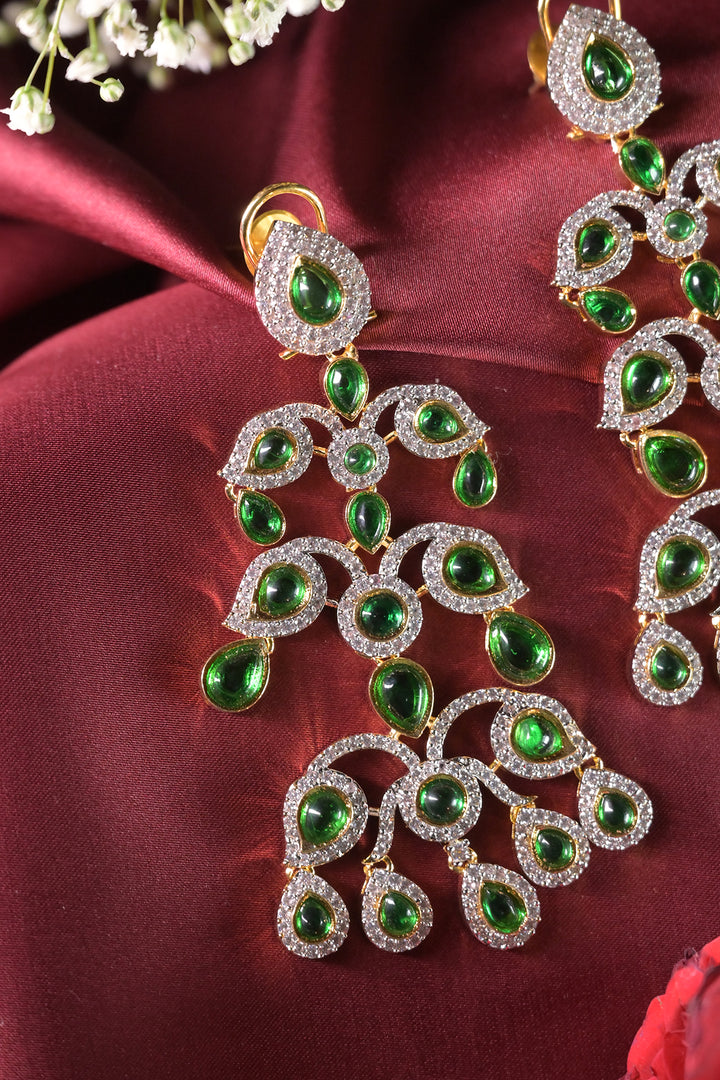 Yogini Diamond Chandelier Earrings