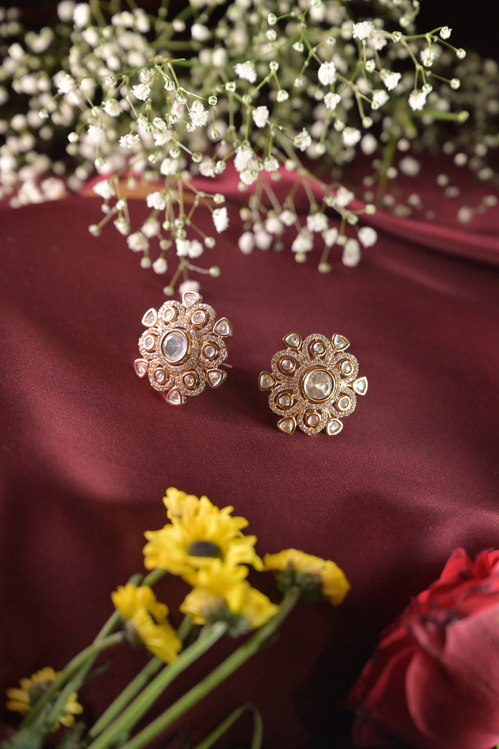 Somnath Polki Stud Earrings