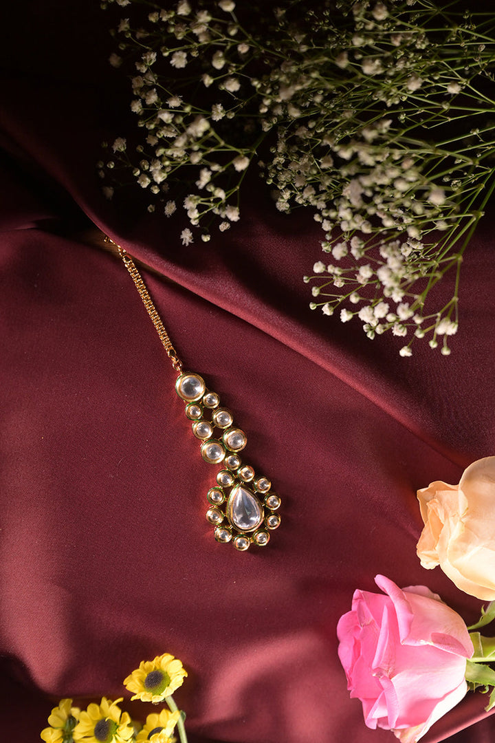 Riwaz Sangeet Lightweight Polki Maangtika