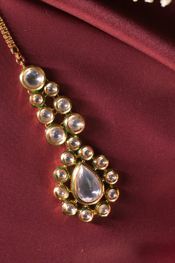 Riwaz Sangeet Lightweight Polki Maangtika