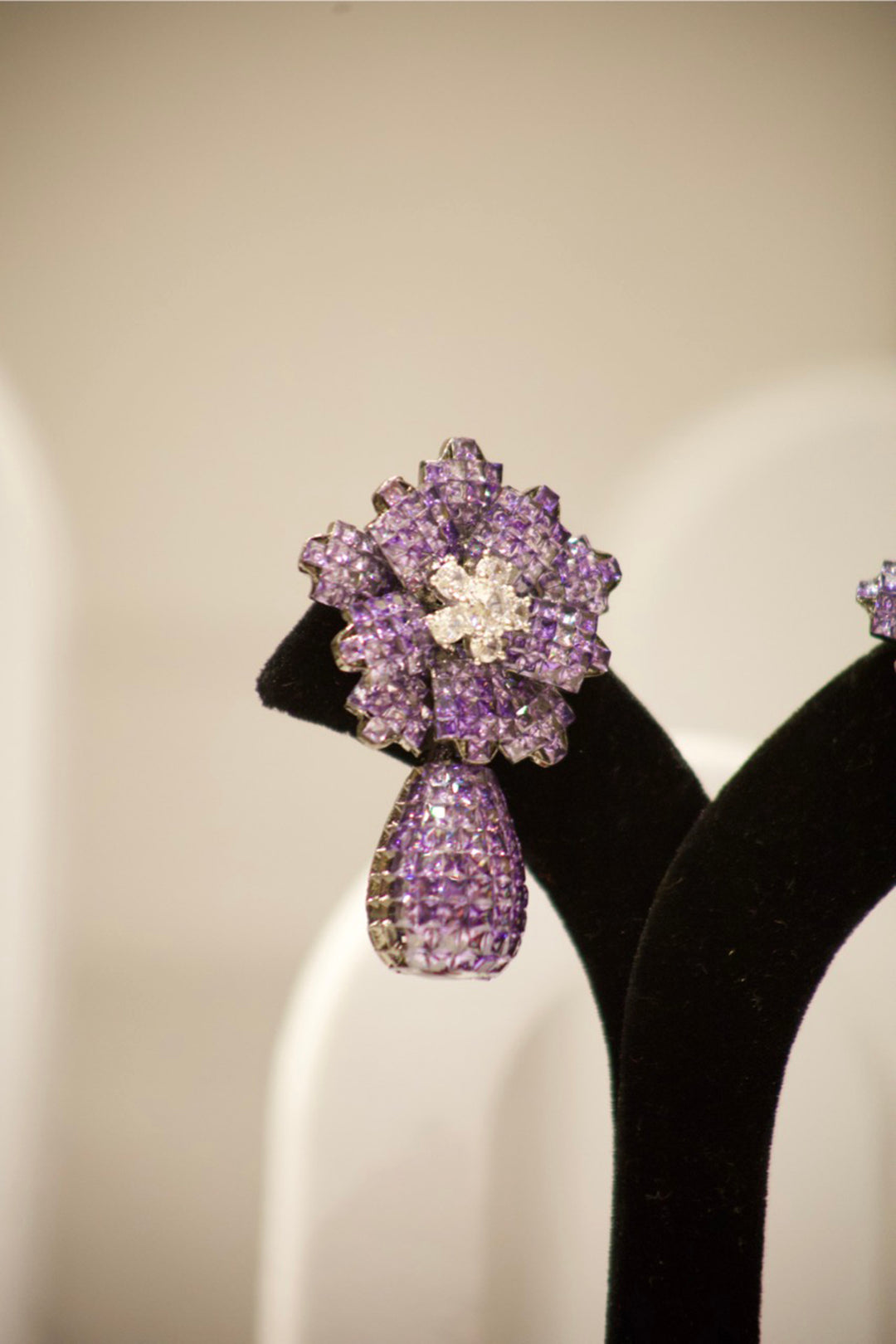 Windmill Flower Gemstone Earrings