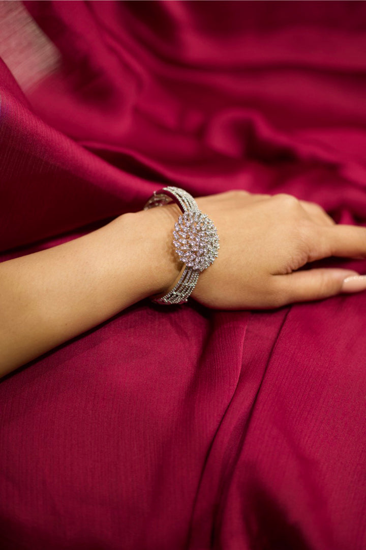 Lily Diamond Flower Cocktail Bracelet