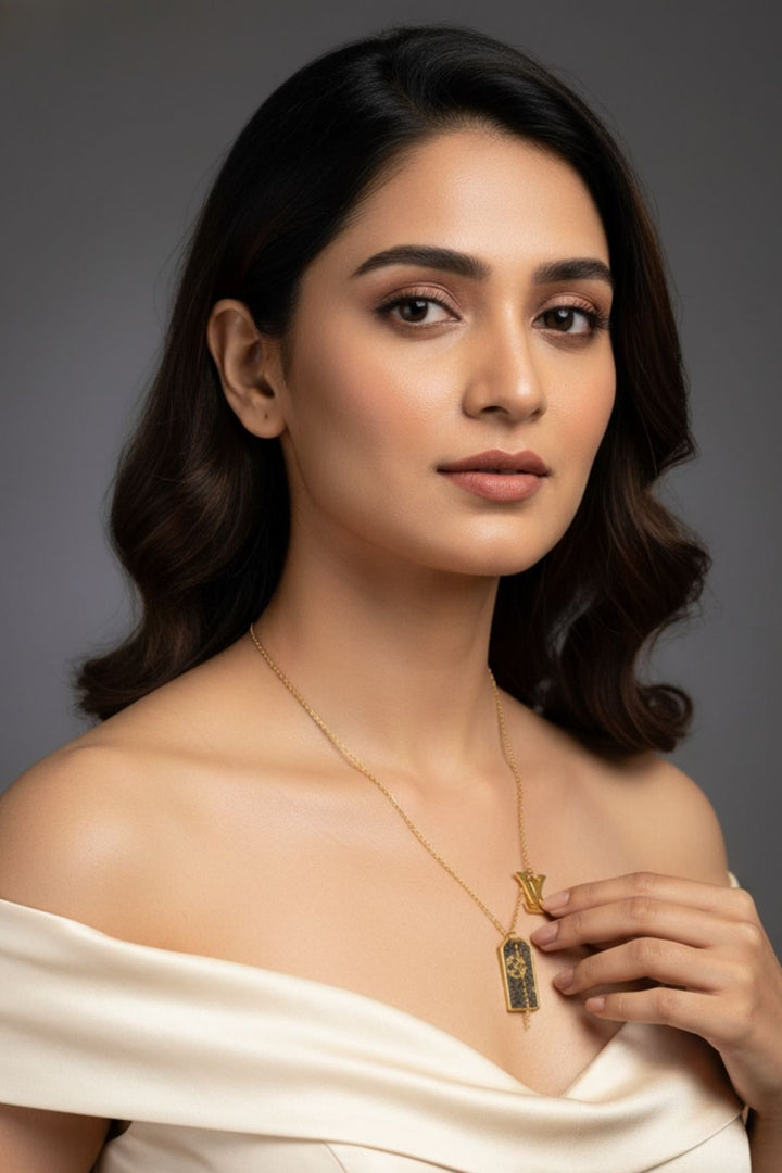 Faith Quirky Pendant Chain Necklace