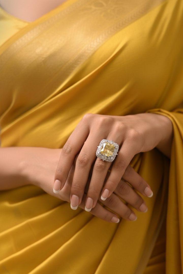 Venice Cocktail Gemstone Adjustable Ring