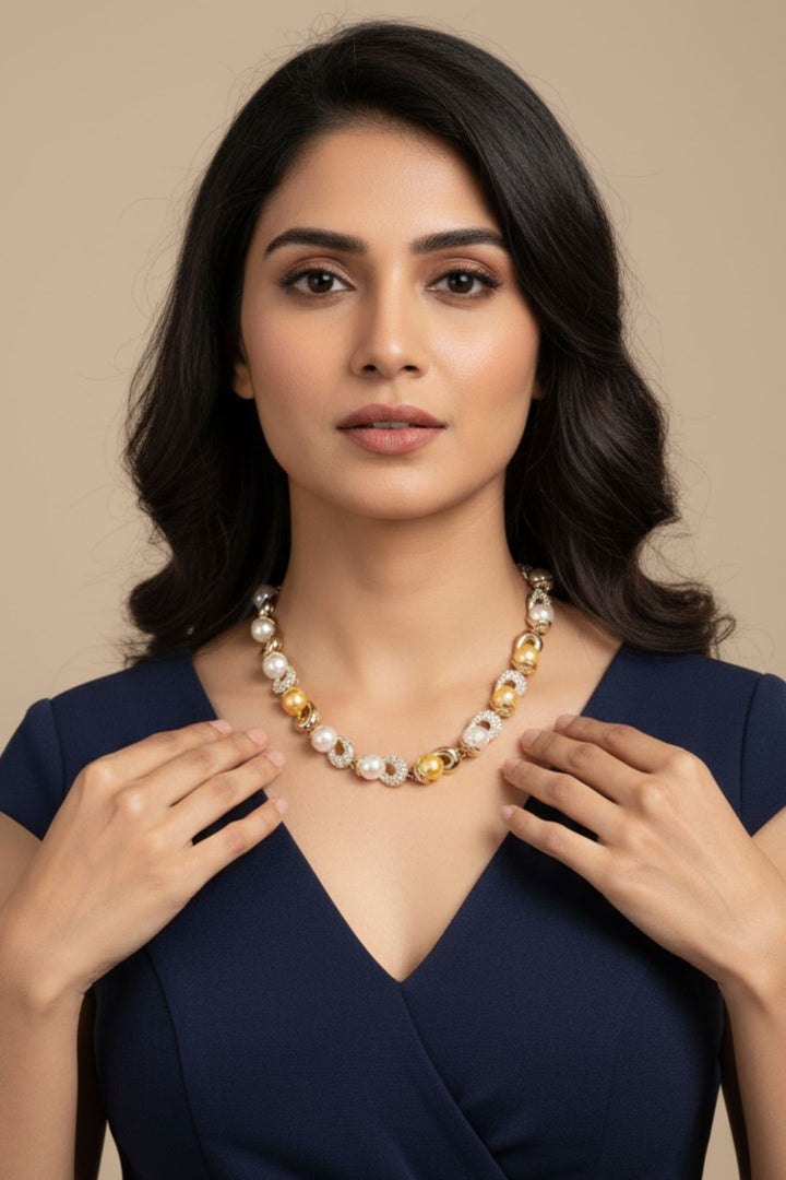 Himalayan Glow Pearl Bead Necklace