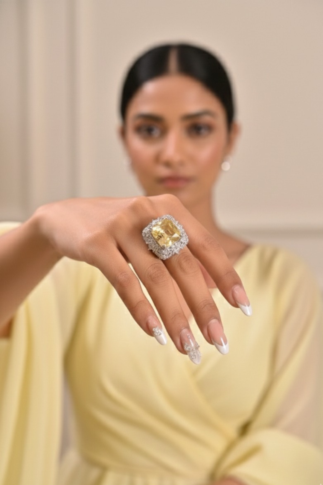 Venice Cocktail Gemstone Adjustable Ring