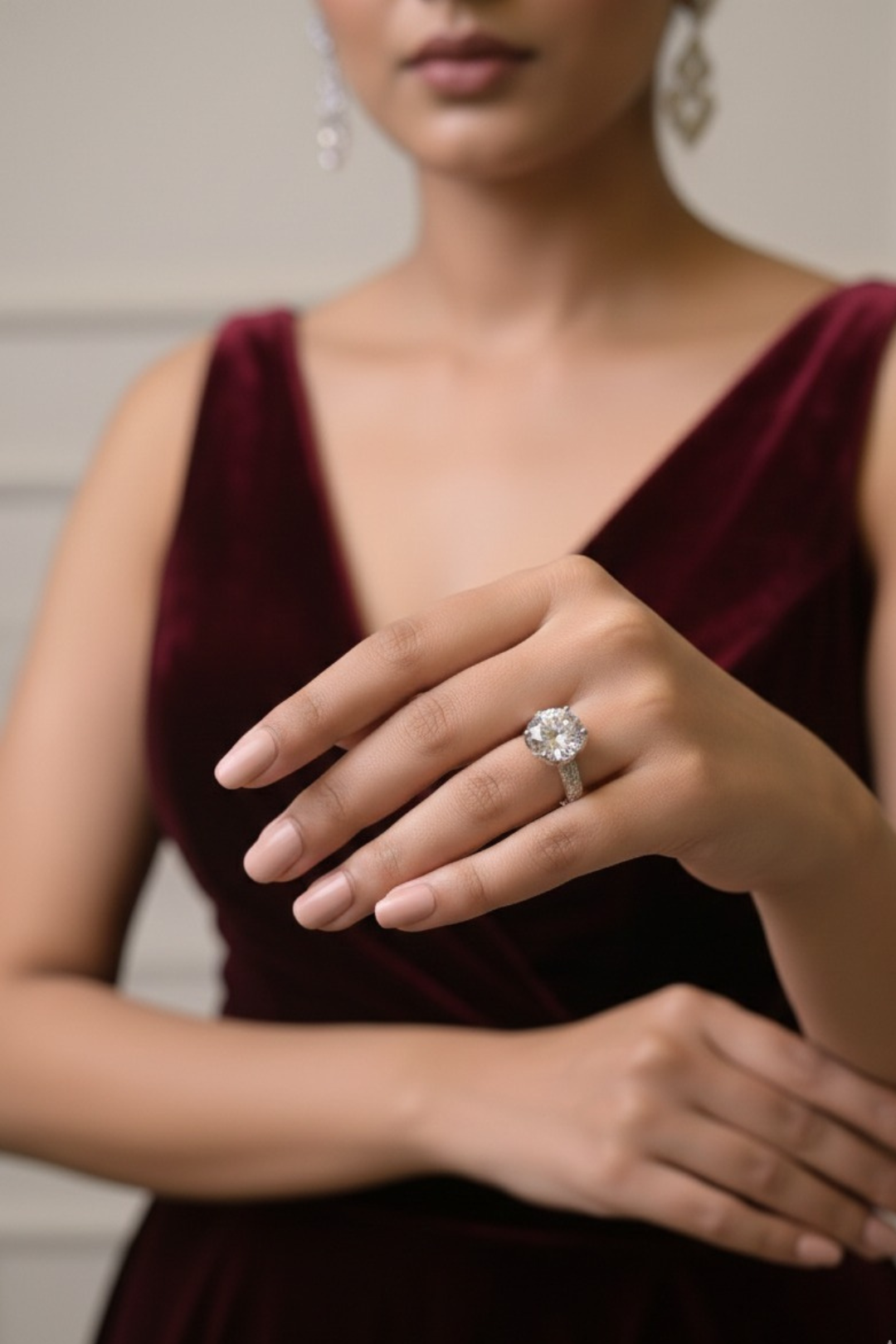 Engagement Diamond Solitaire Ring