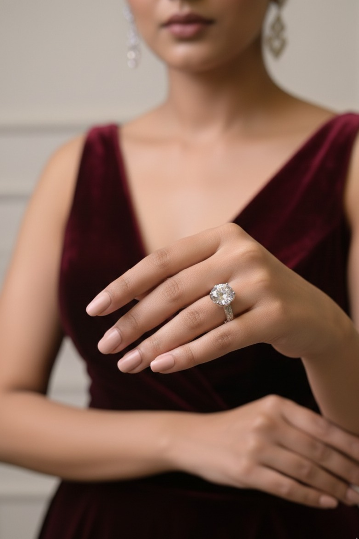 Engagement Diamond Solitaire Ring