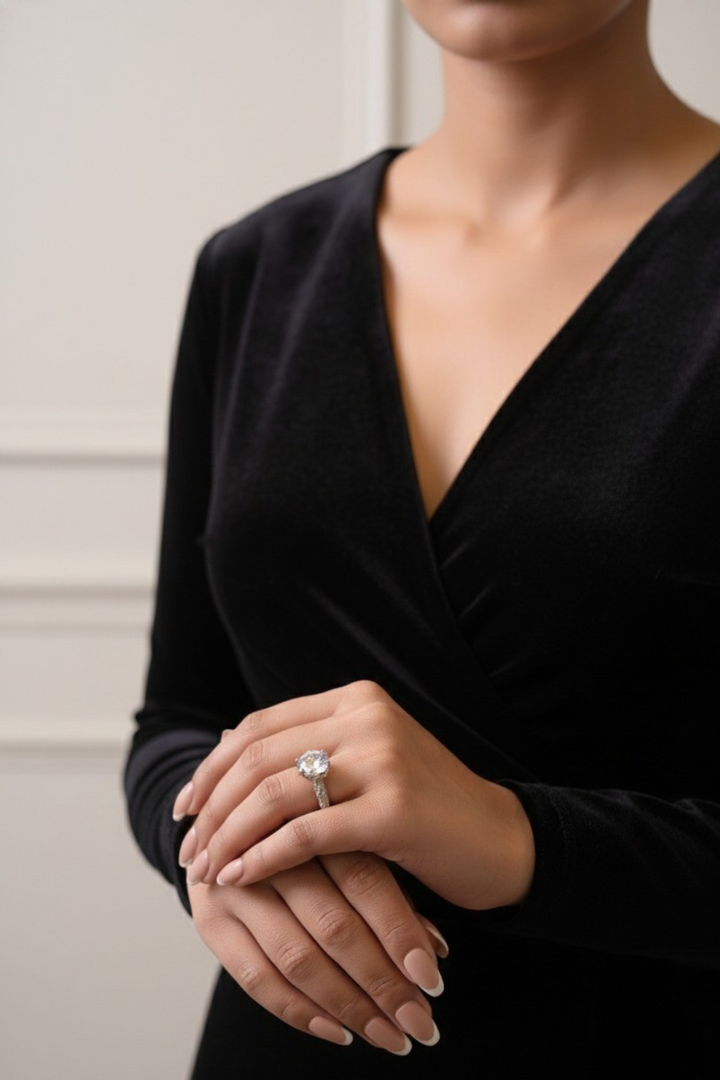 Engagement Diamond Solitaire Ring