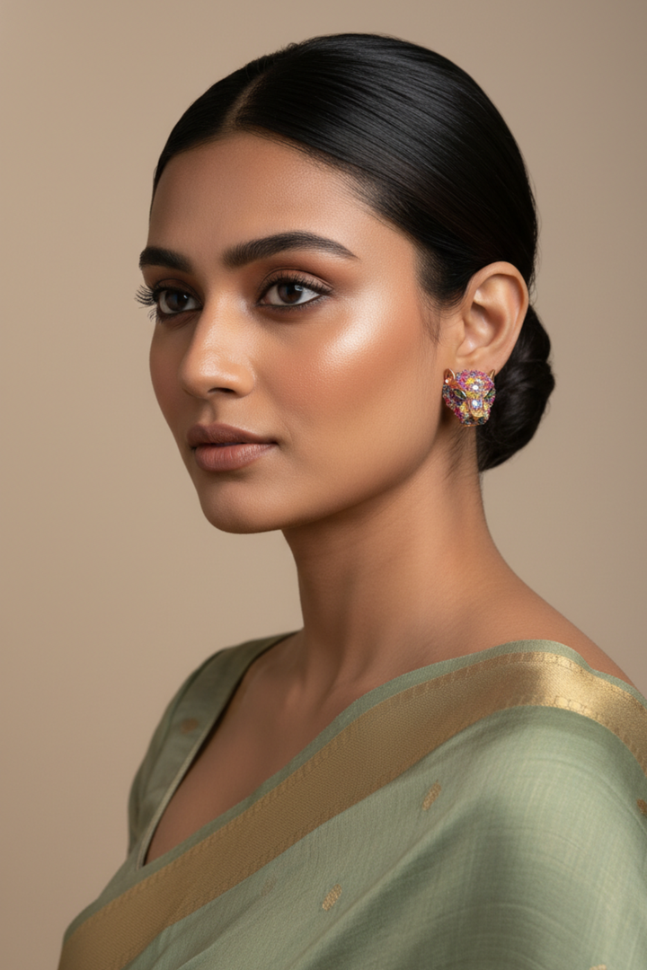 Leonis Diamond Stud Earrings