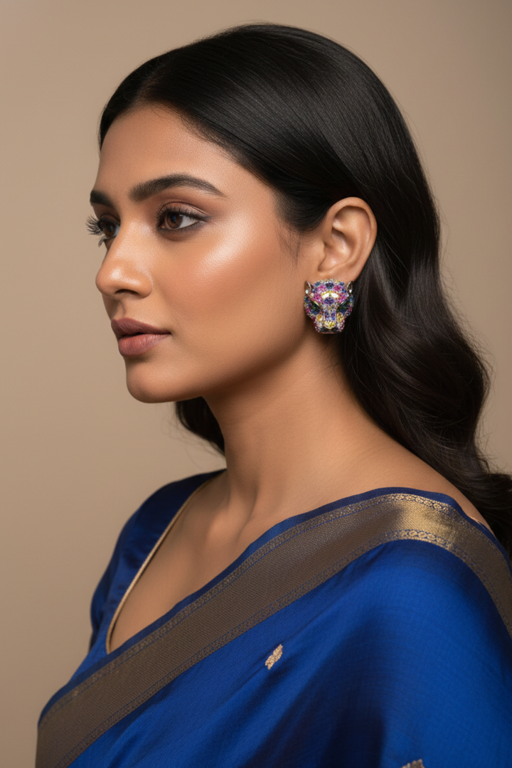 Leonis Diamond Stud Earrings