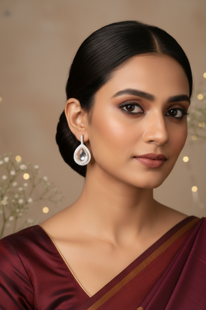 Deena Polki Drop Earrings