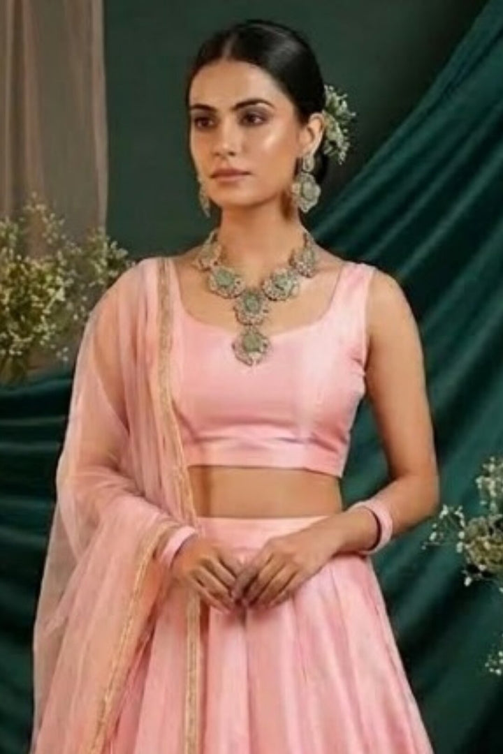 Suniti Mint Green Oxidized Long Necklace