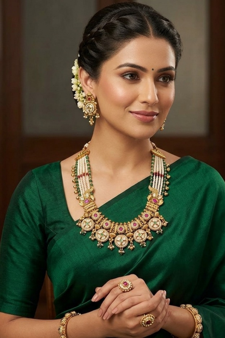 Rivaara Heritage Kundan Necklace