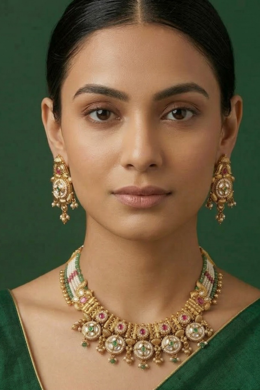 Rivaara Heritage Kundan Necklace