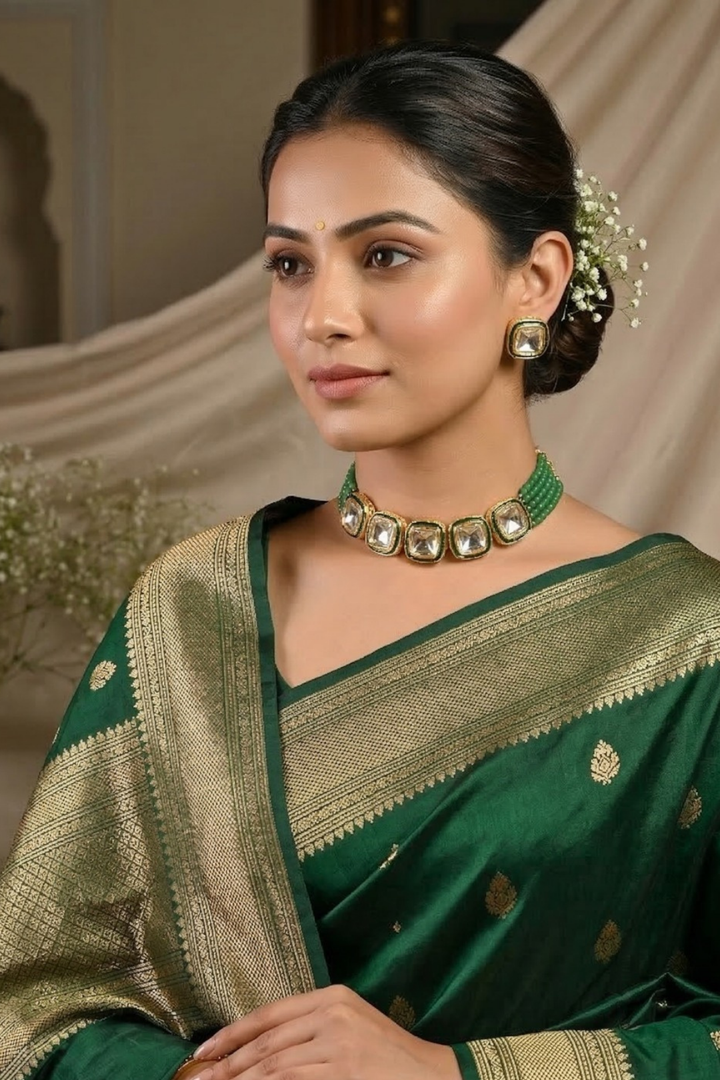 Kritida Bridal Polki Choker Necklace