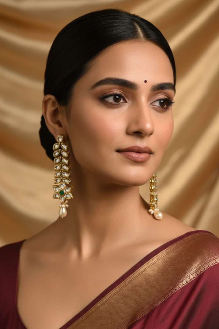 Kumud Polki Dangler Earrings
