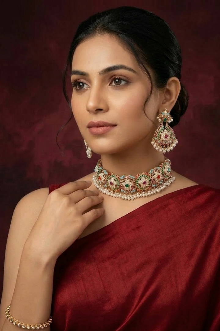 Parampara Kundan Vilasa Choker Necklace