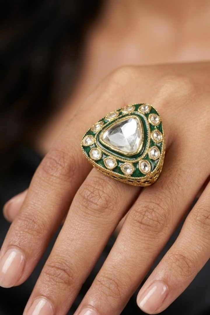 Arundhati Mehndi Polki Ring
