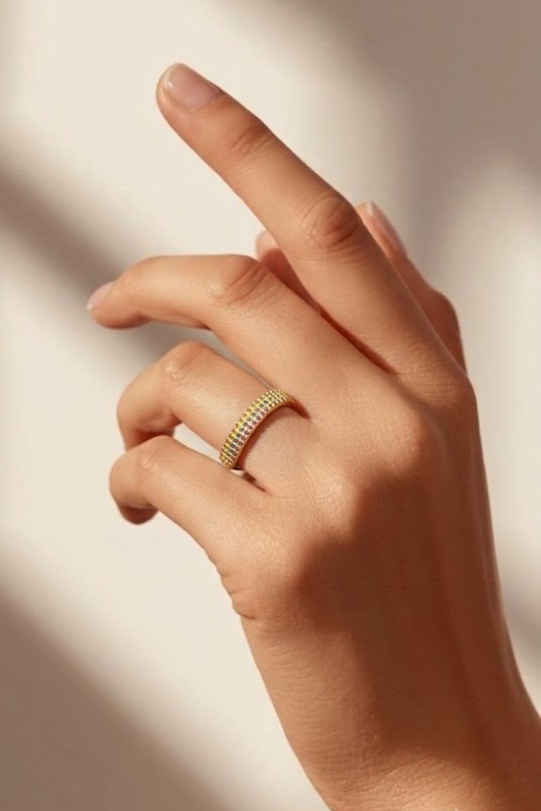 Allie Office Tricolor Gold Ring