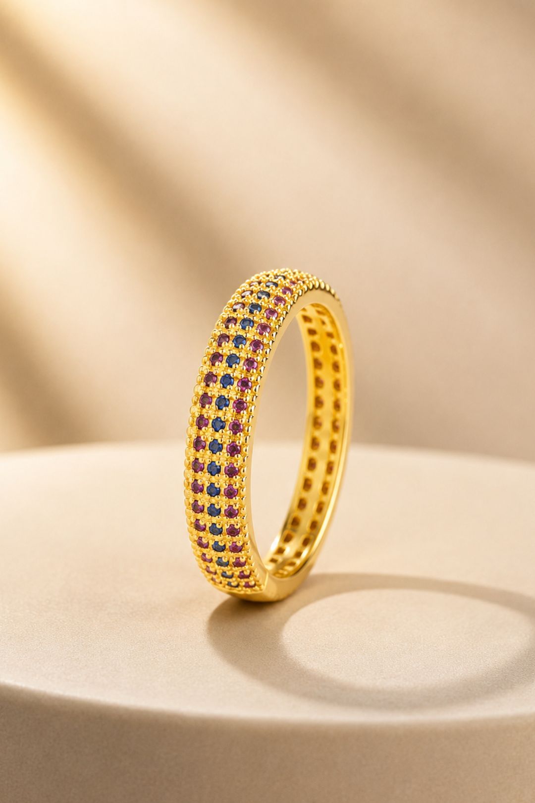 Allie Office Tricolor Gold Ring
