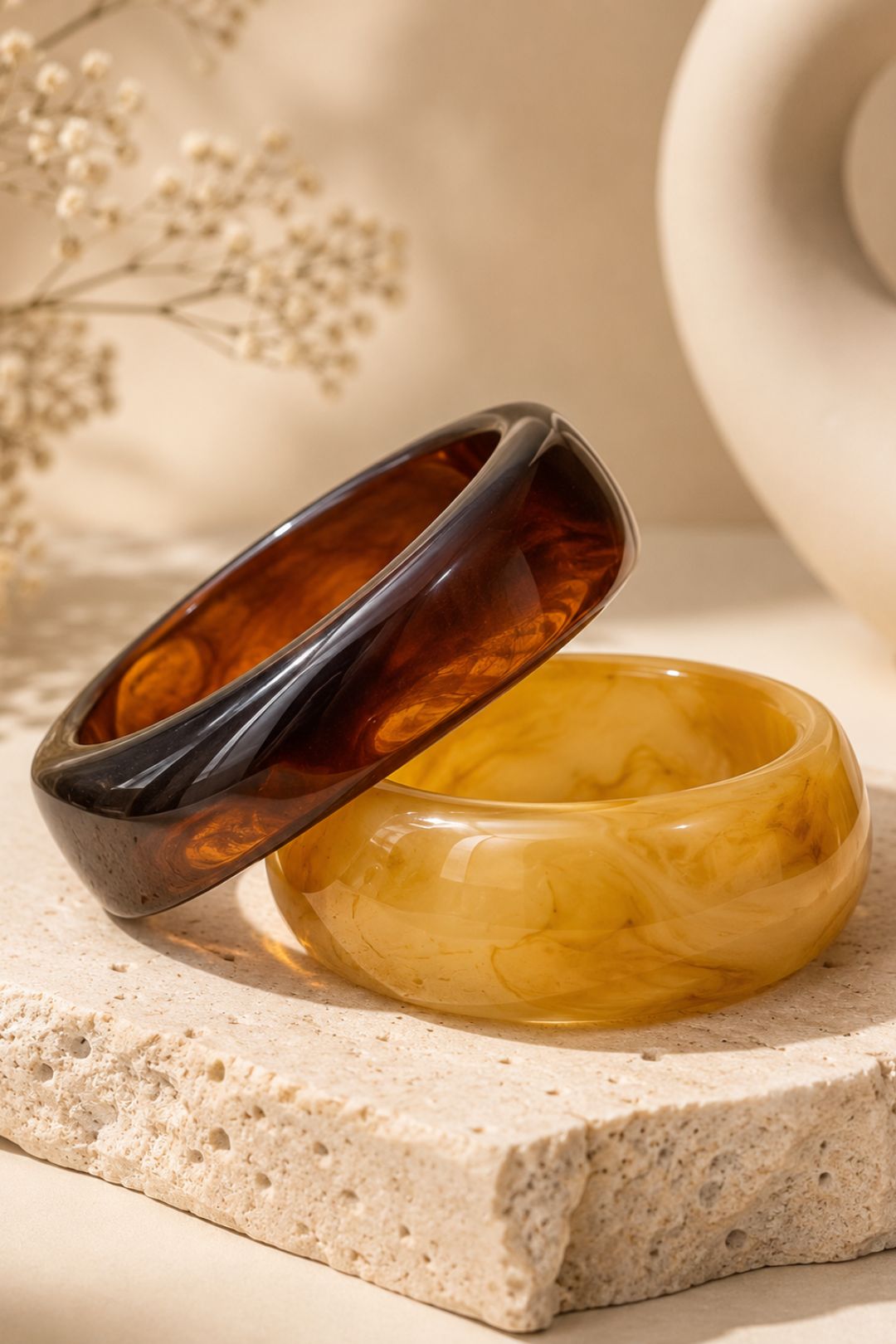 Amber Glow Duo Bangles