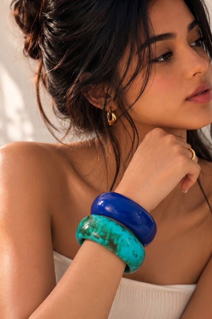 Neelam Turquoise Duo Bangles