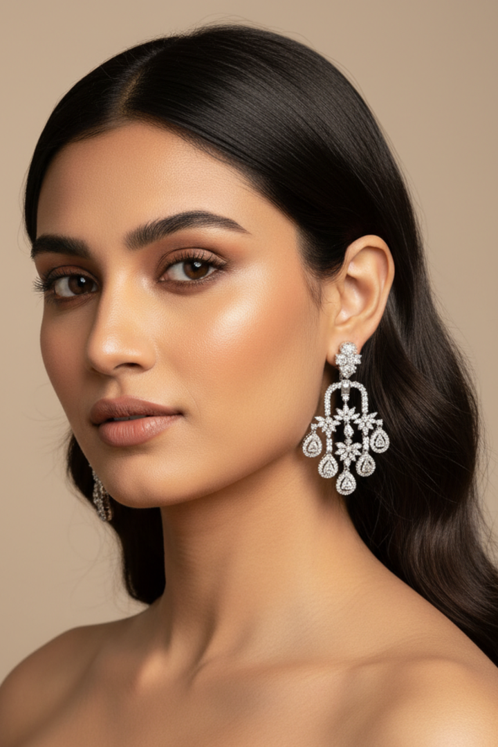 Cascade Diamond  Earrings