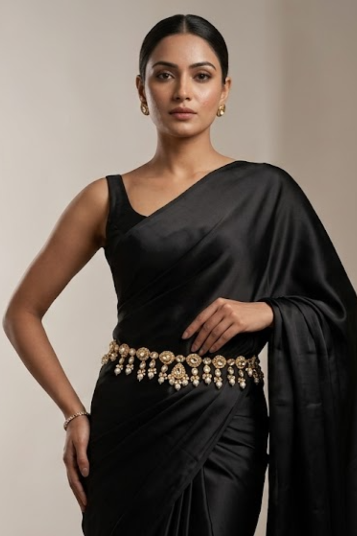 Sameeksha Polki Pearl Drop Bridal Kamarband