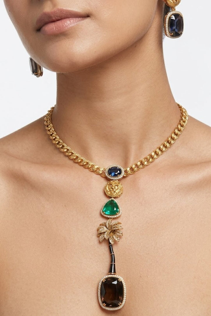 Apollo Divine Gold Necklace Set