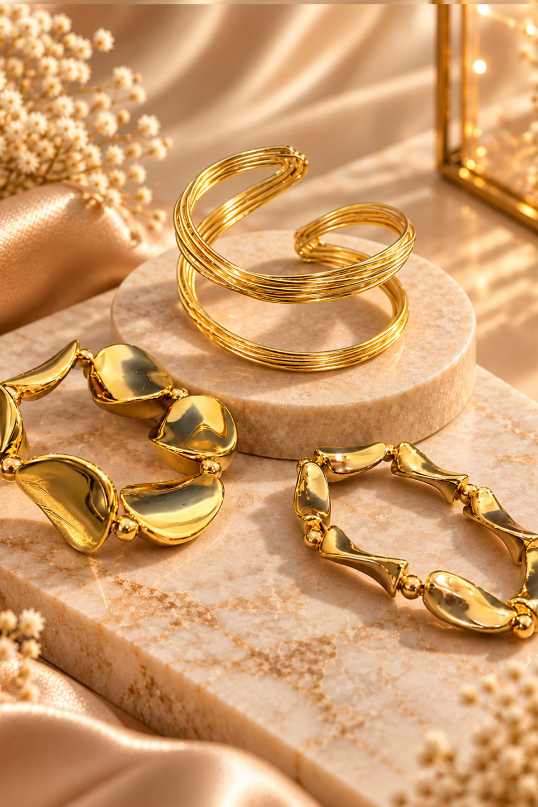 Elysian Golden Stack Bracelet