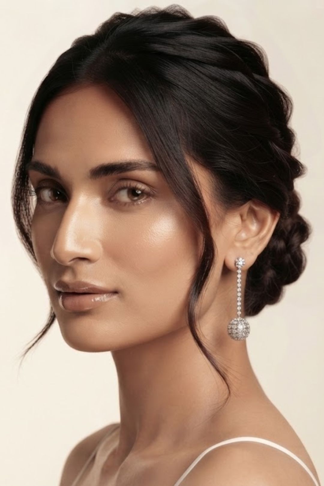 Prague Ball Drop Diamond Earrings