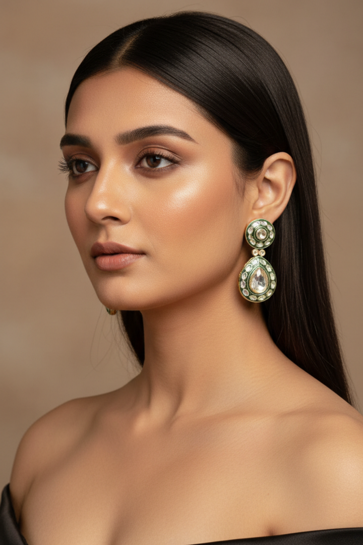 Suhani Kundan Dangler Earrings