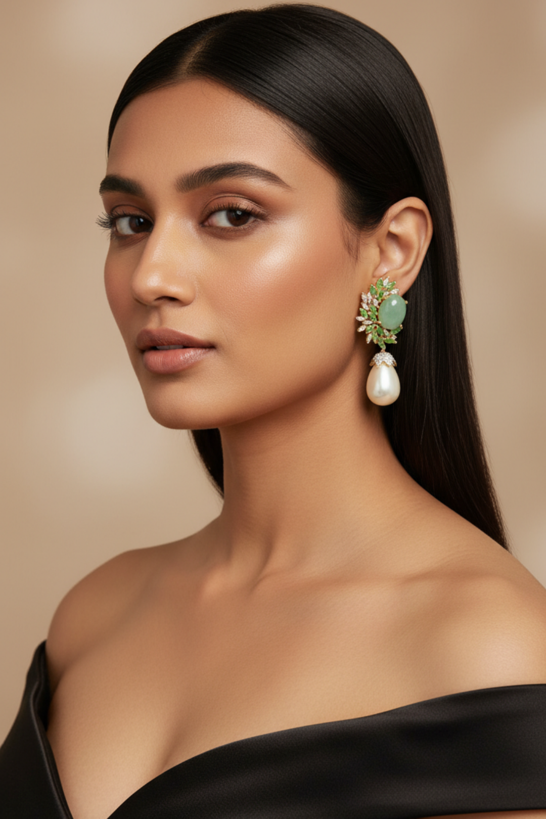 Mani Boho Tassel Pearl Drop Earrings