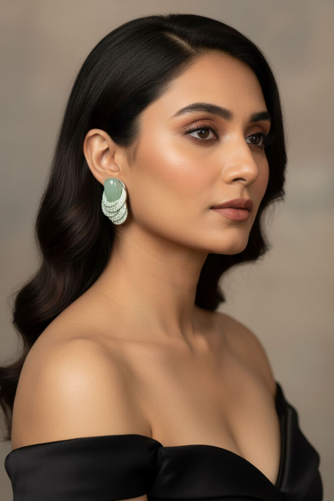 Sunehri Oxidized Stud Earrings