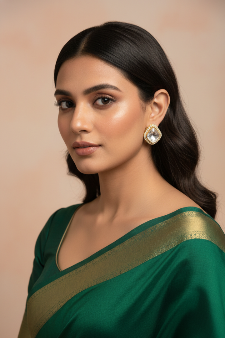 Niya Polki Stud Earrings