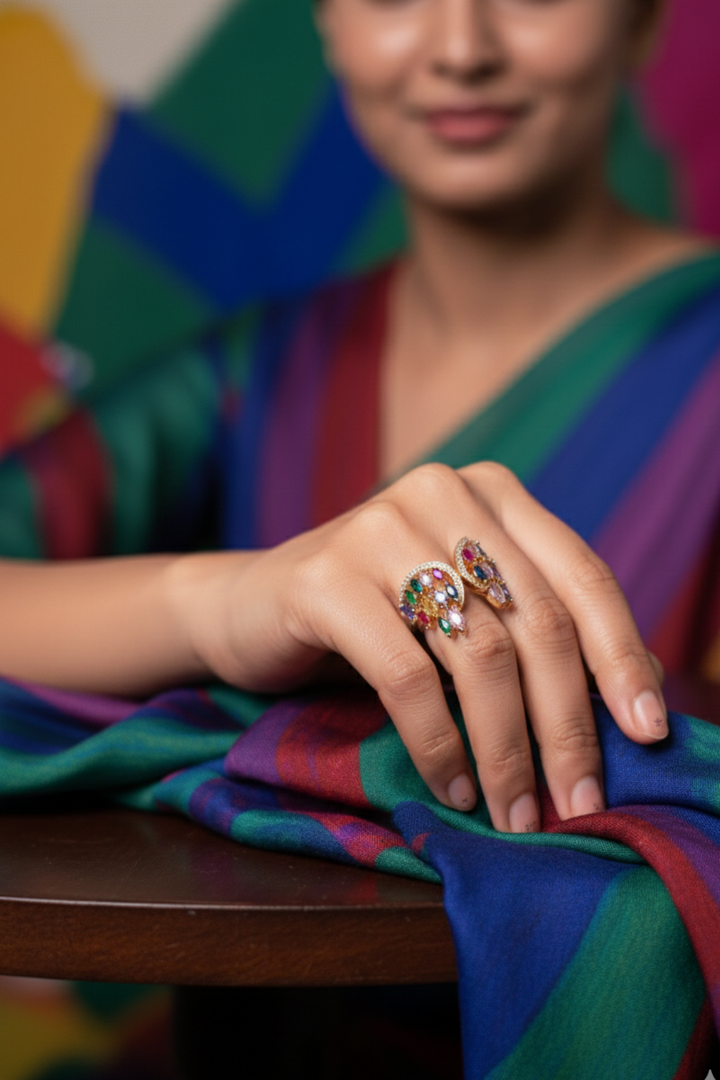 Alps Crown Adjustable Ring