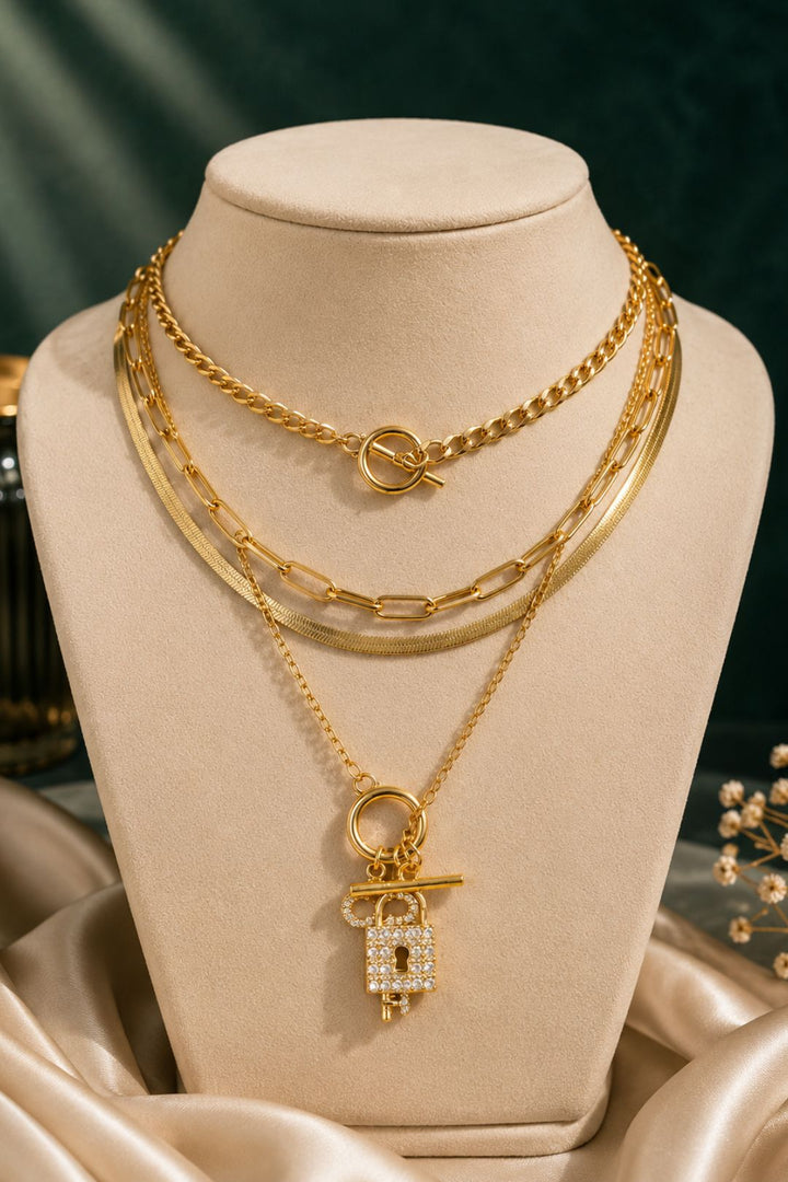 Bir Layered Anti-Tarnish Chain Necklace