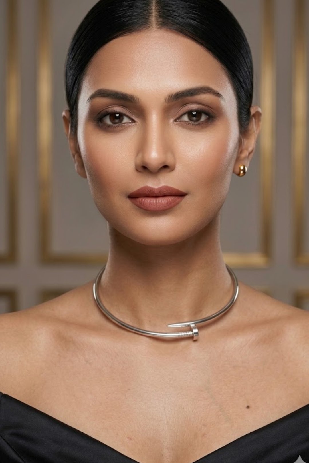 Miso Bollywood Sleek Chokar Necklace