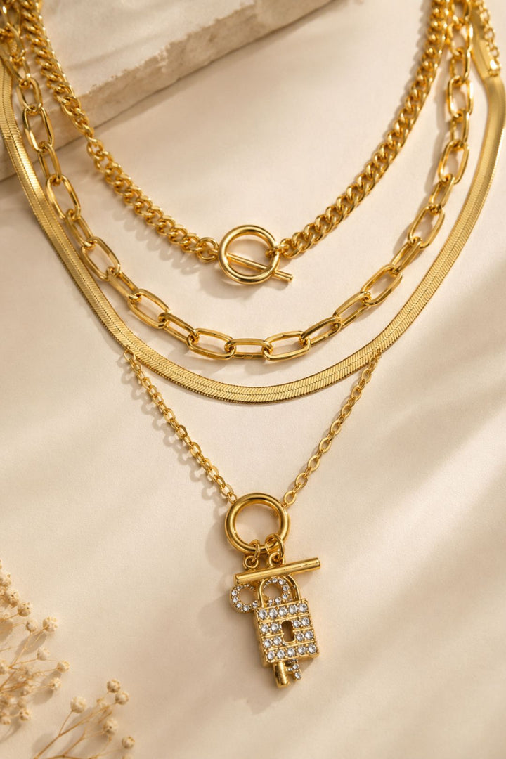 Bir Layered Anti-Tarnish Chain Necklace