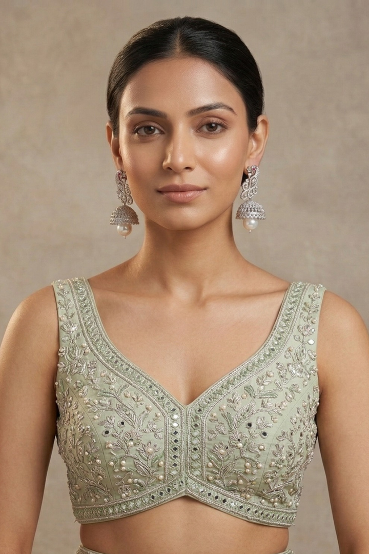 Raasrang Pearl Jhumka Earrings