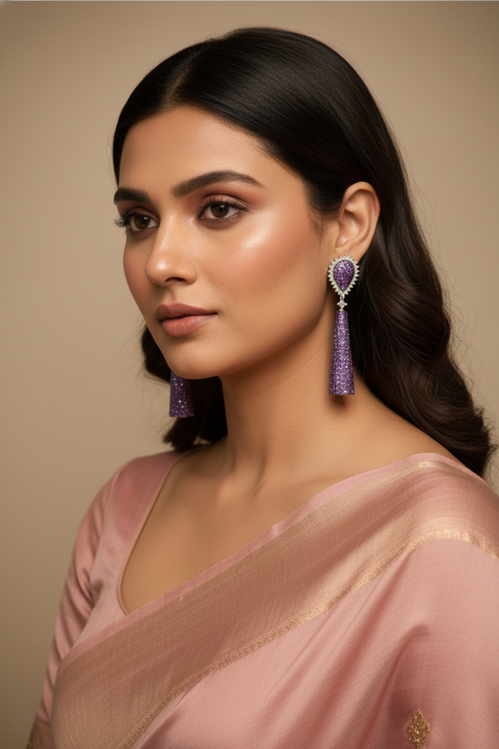 Pretty Teardrop Long Dangler Earrings