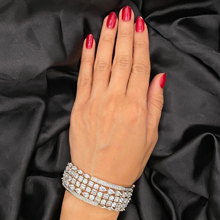 Terra Diamond Cocktail Cuff Bracelet