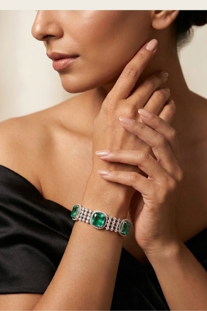 Aftab Cocktail Openable Diamond Bracelet