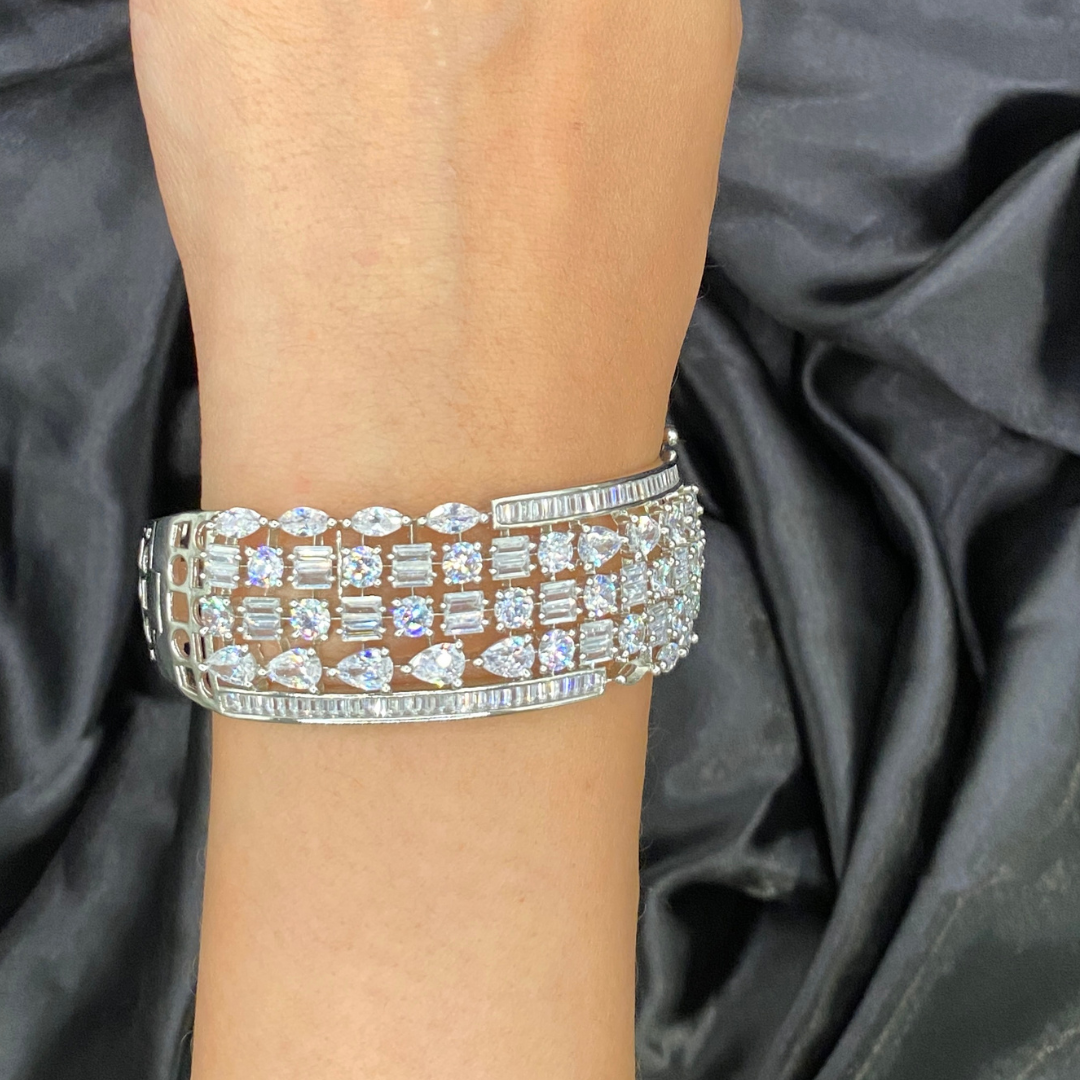 Terra Diamond Cocktail Cuff Bracelet